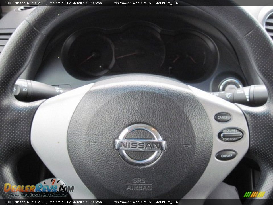 2007 Nissan Altima 2.5 S Majestic Blue Metallic / Charcoal Photo #9