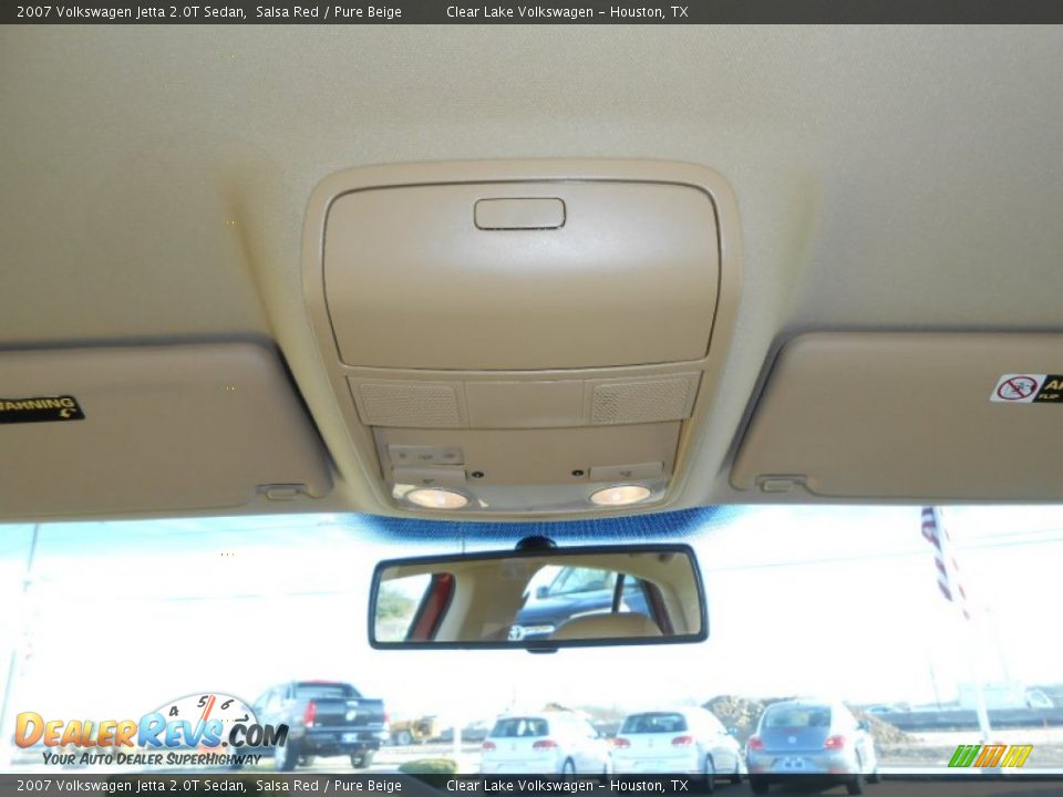2007 Volkswagen Jetta 2.0T Sedan Salsa Red / Pure Beige Photo #25