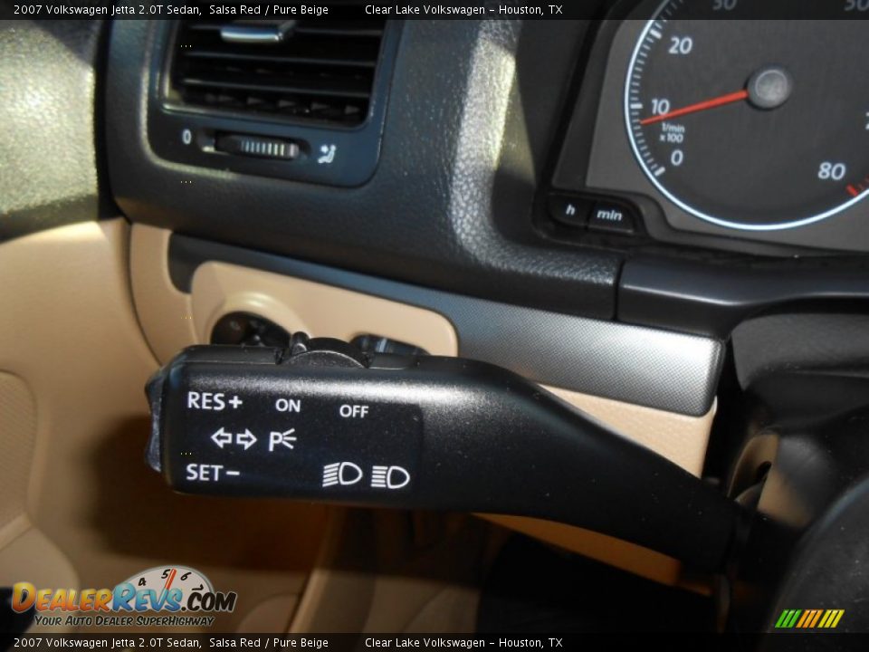 2007 Volkswagen Jetta 2.0T Sedan Salsa Red / Pure Beige Photo #29