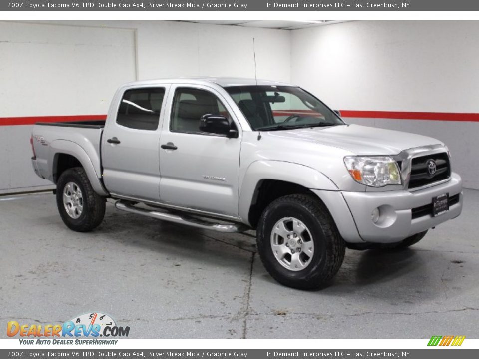 2007 Toyota Tacoma V6 TRD Double Cab 4x4 Silver Streak Mica / Graphite Gray Photo #1