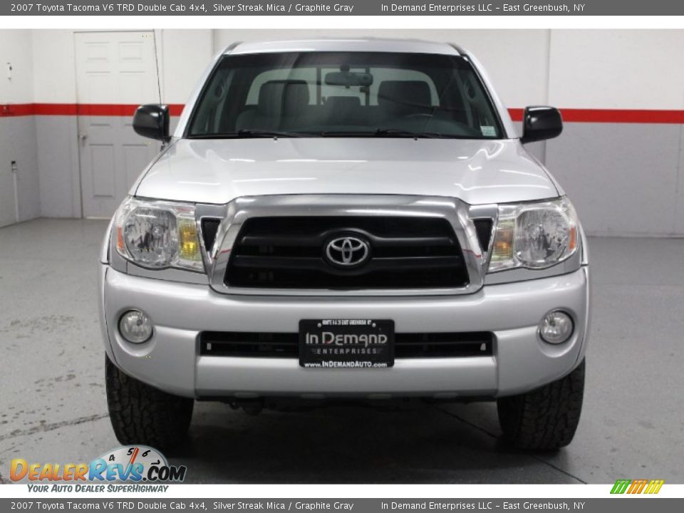 2007 Toyota Tacoma V6 TRD Double Cab 4x4 Silver Streak Mica / Graphite Gray Photo #4