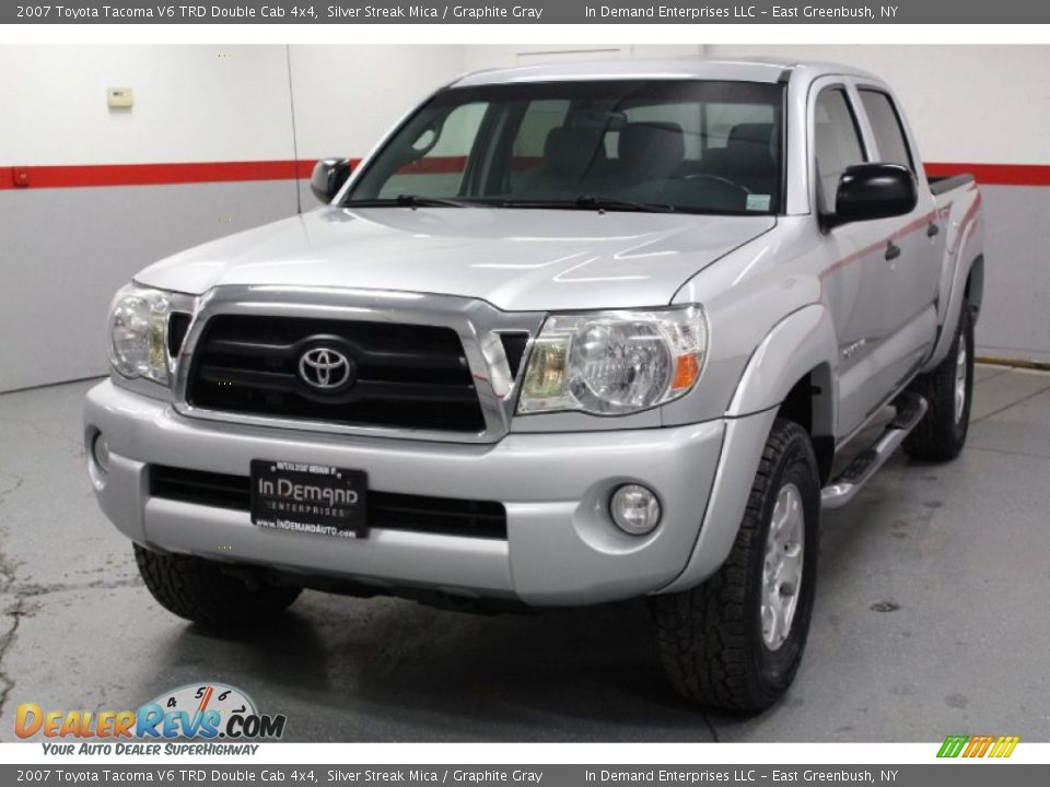 2007 Toyota Tacoma V6 TRD Double Cab 4x4 Silver Streak Mica / Graphite Gray Photo #5