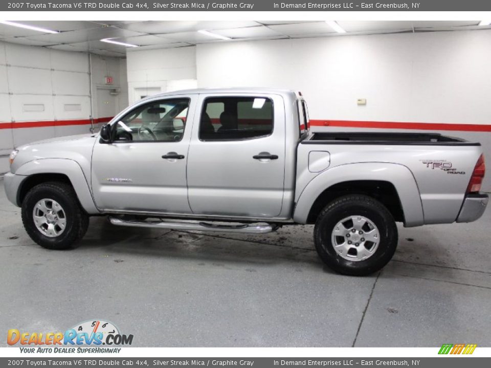 2007 Toyota Tacoma V6 TRD Double Cab 4x4 Silver Streak Mica / Graphite Gray Photo #8