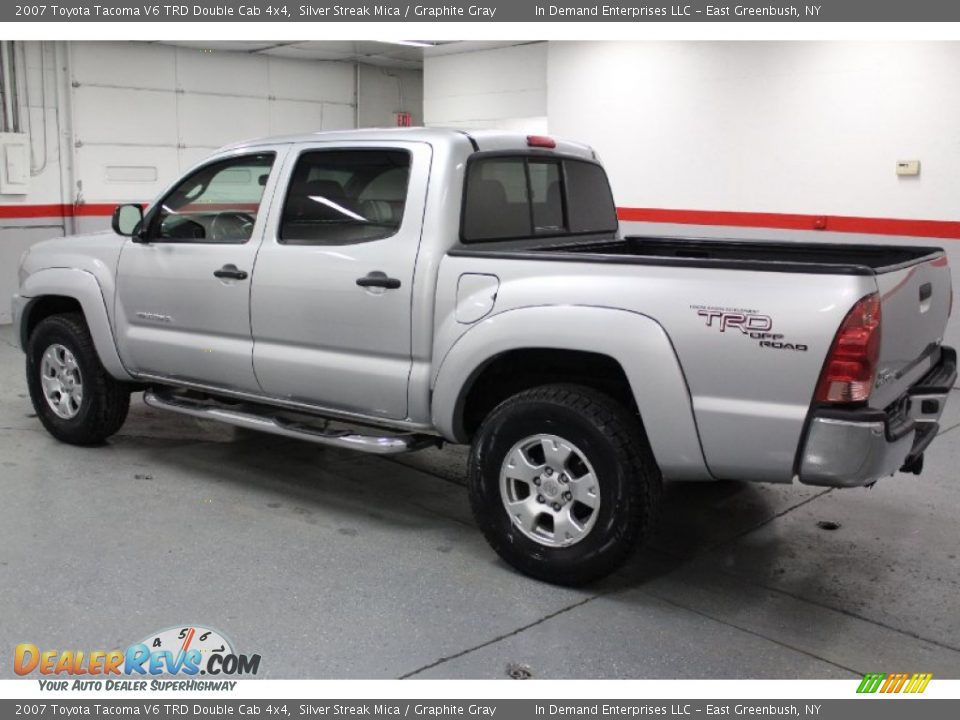 2007 Toyota Tacoma V6 TRD Double Cab 4x4 Silver Streak Mica / Graphite Gray Photo #9