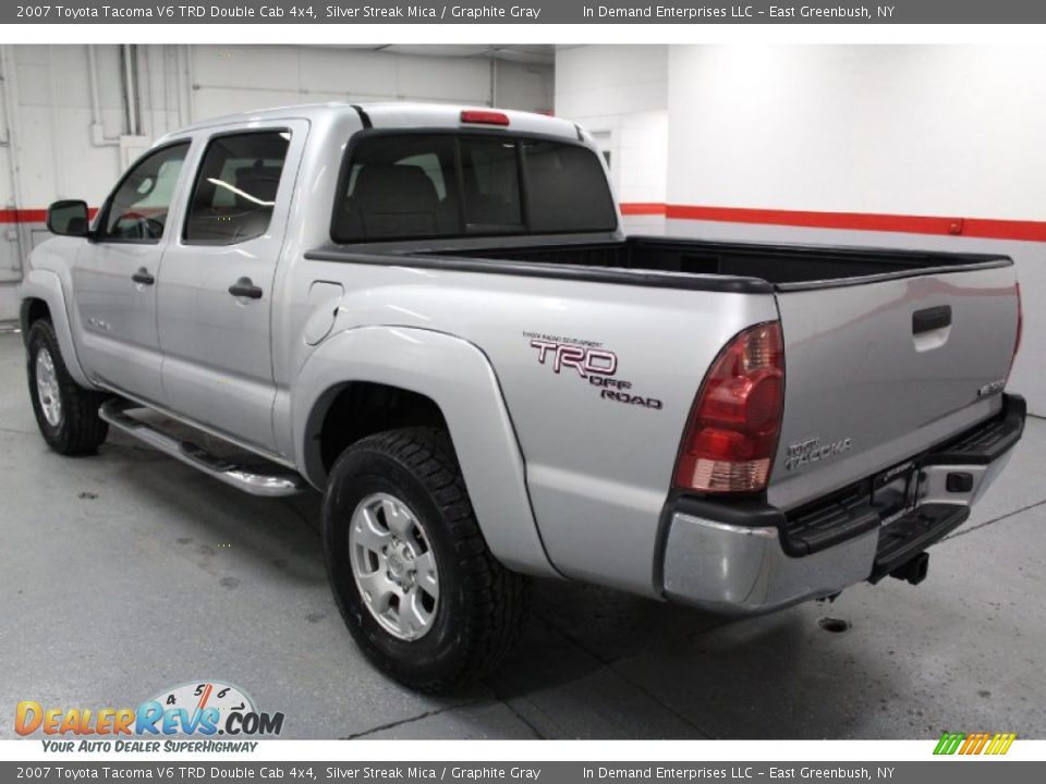 2007 Toyota Tacoma V6 TRD Double Cab 4x4 Silver Streak Mica / Graphite Gray Photo #10