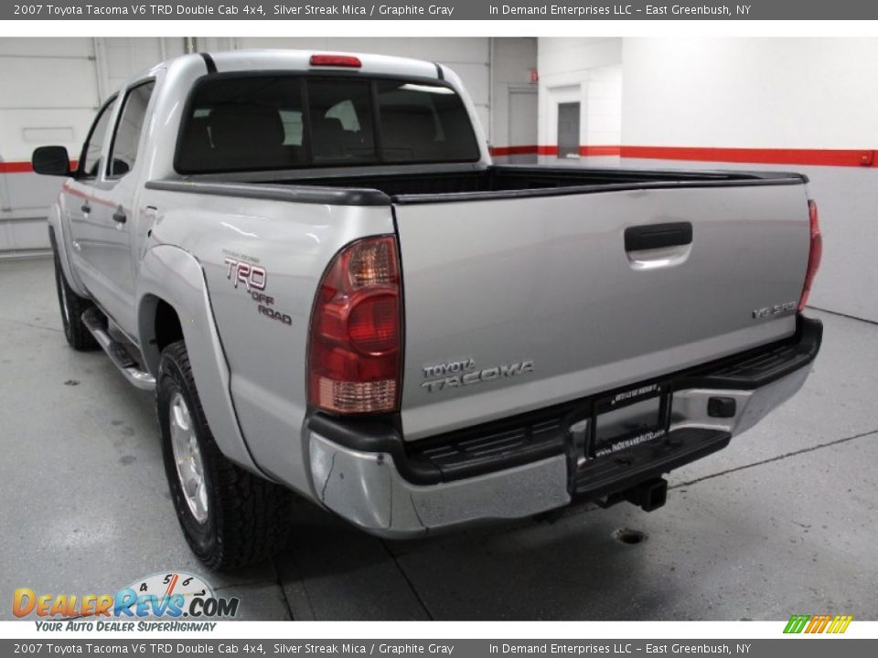 2007 Toyota Tacoma V6 TRD Double Cab 4x4 Silver Streak Mica / Graphite Gray Photo #11