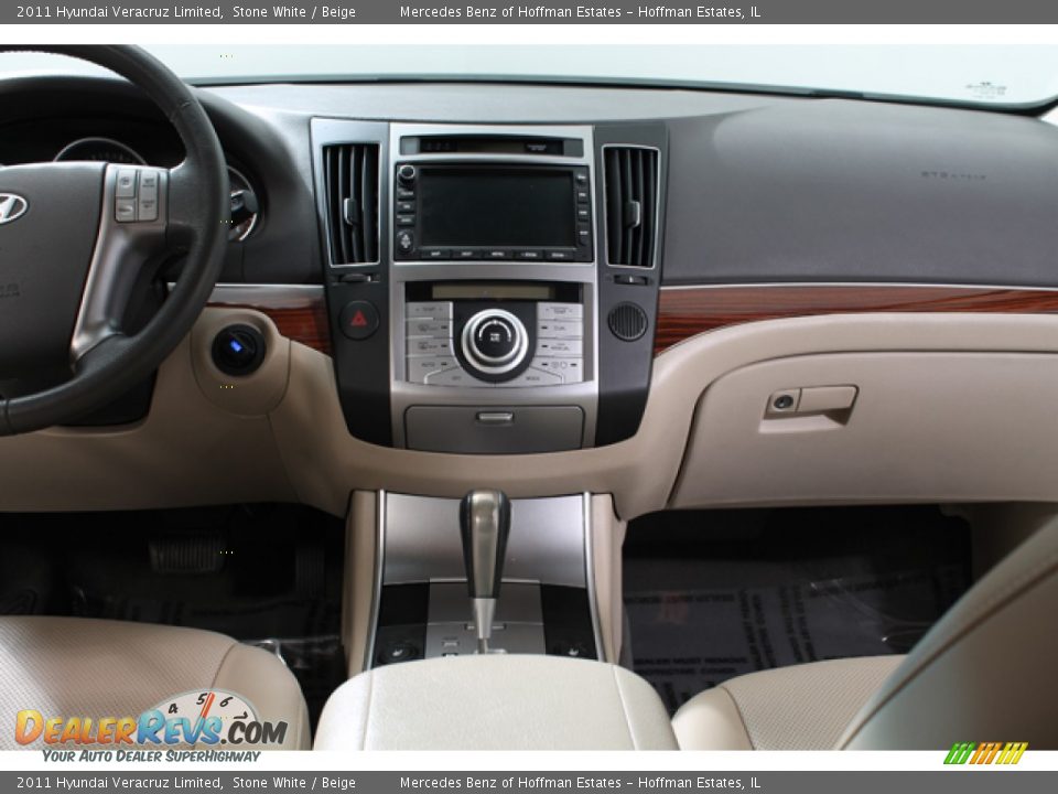 2011 Hyundai Veracruz Limited Stone White / Beige Photo #9