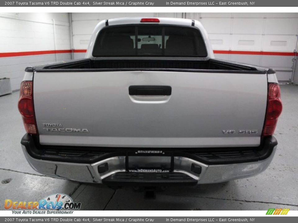 2007 Toyota Tacoma V6 TRD Double Cab 4x4 Silver Streak Mica / Graphite Gray Photo #12