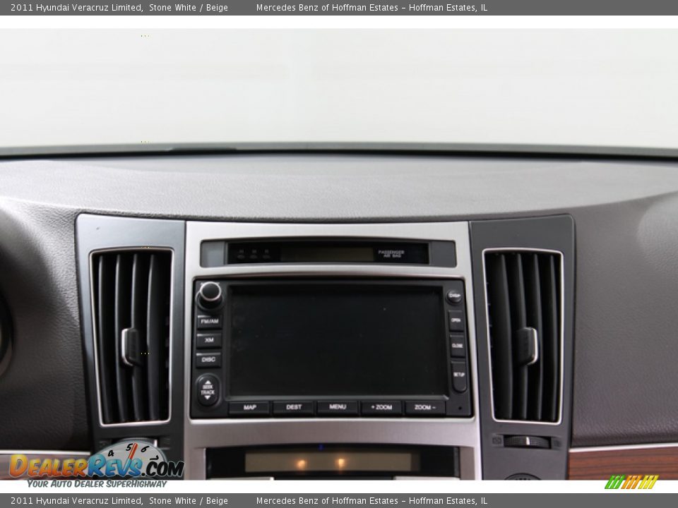 2011 Hyundai Veracruz Limited Stone White / Beige Photo #10