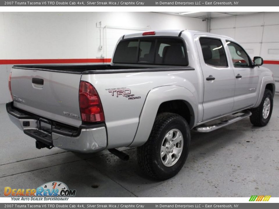 2007 Toyota Tacoma V6 TRD Double Cab 4x4 Silver Streak Mica / Graphite Gray Photo #14