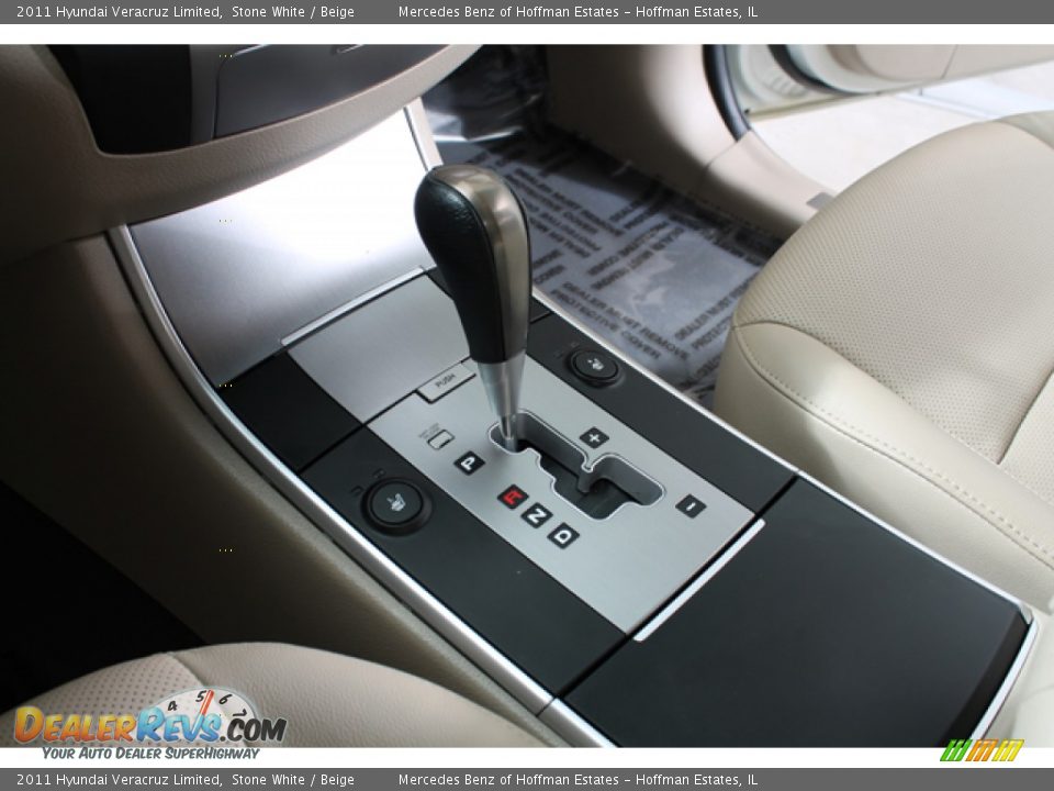 2011 Hyundai Veracruz Limited Stone White / Beige Photo #12