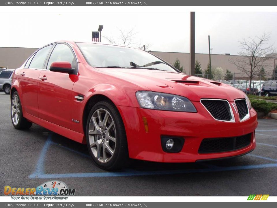 2009 Pontiac G8 GXP Liquid Red / Onyx Photo #3