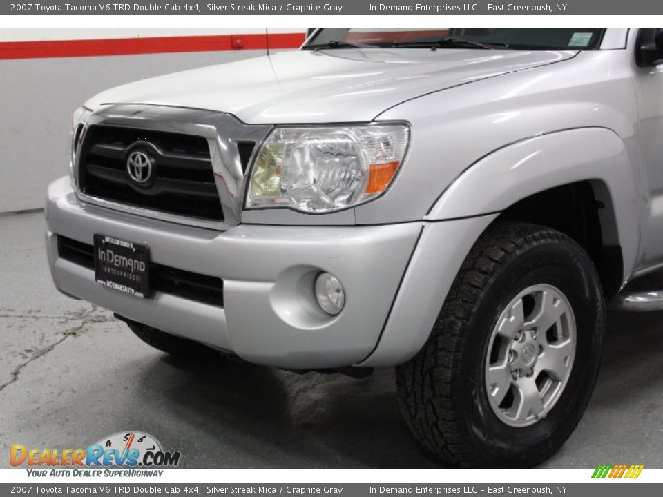 2007 Toyota Tacoma V6 TRD Double Cab 4x4 Silver Streak Mica / Graphite Gray Photo #18