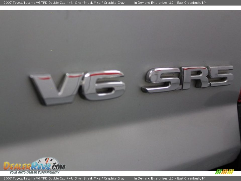 2007 Toyota Tacoma V6 TRD Double Cab 4x4 Silver Streak Mica / Graphite Gray Photo #22