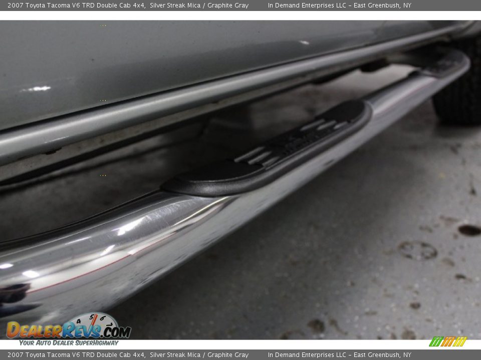 2007 Toyota Tacoma V6 TRD Double Cab 4x4 Silver Streak Mica / Graphite Gray Photo #25