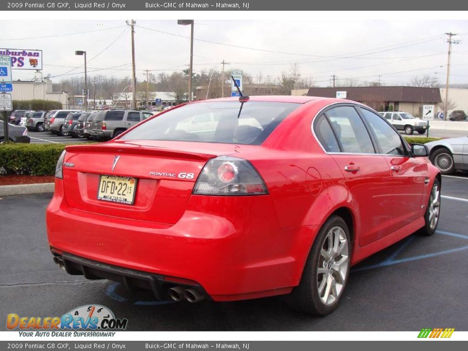 2009 Pontiac G8 GXP Liquid Red / Onyx Photo #5