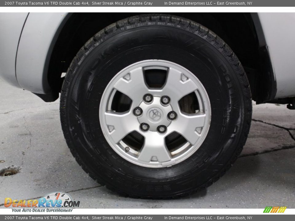 2007 Toyota Tacoma V6 TRD Double Cab 4x4 Silver Streak Mica / Graphite Gray Photo #27