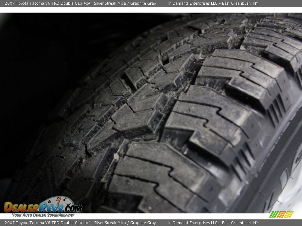 2007 Toyota Tacoma V6 TRD Double Cab 4x4 Silver Streak Mica / Graphite Gray Photo #28