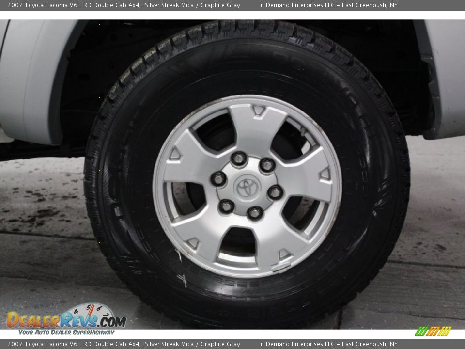 2007 Toyota Tacoma V6 TRD Double Cab 4x4 Silver Streak Mica / Graphite Gray Photo #29