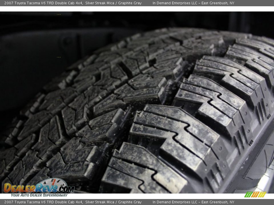 2007 Toyota Tacoma V6 TRD Double Cab 4x4 Silver Streak Mica / Graphite Gray Photo #30