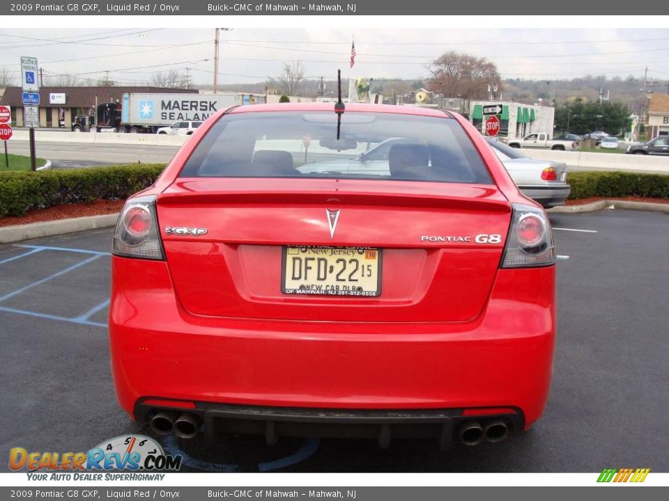 2009 Pontiac G8 GXP Liquid Red / Onyx Photo #6