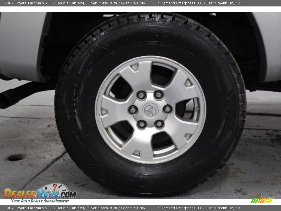 2007 Toyota Tacoma V6 TRD Double Cab 4x4 Silver Streak Mica / Graphite Gray Photo #31