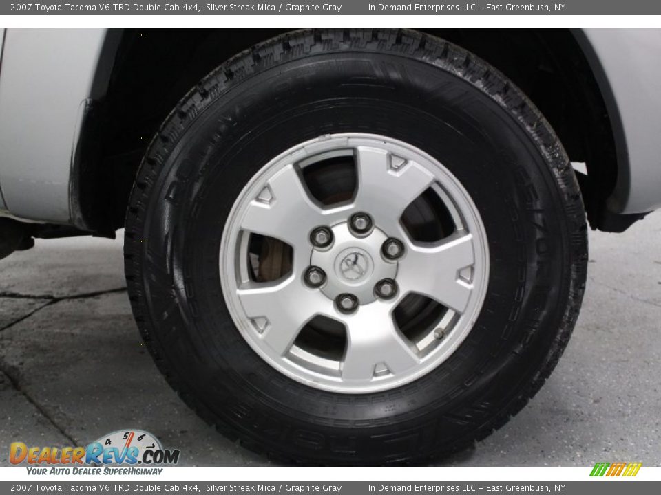 2007 Toyota Tacoma V6 TRD Double Cab 4x4 Silver Streak Mica / Graphite Gray Photo #33