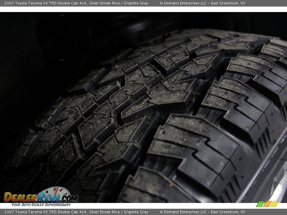 2007 Toyota Tacoma V6 TRD Double Cab 4x4 Silver Streak Mica / Graphite Gray Photo #34