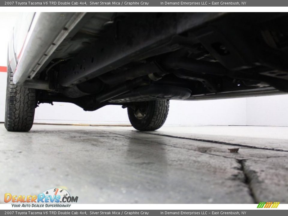 2007 Toyota Tacoma V6 TRD Double Cab 4x4 Silver Streak Mica / Graphite Gray Photo #35