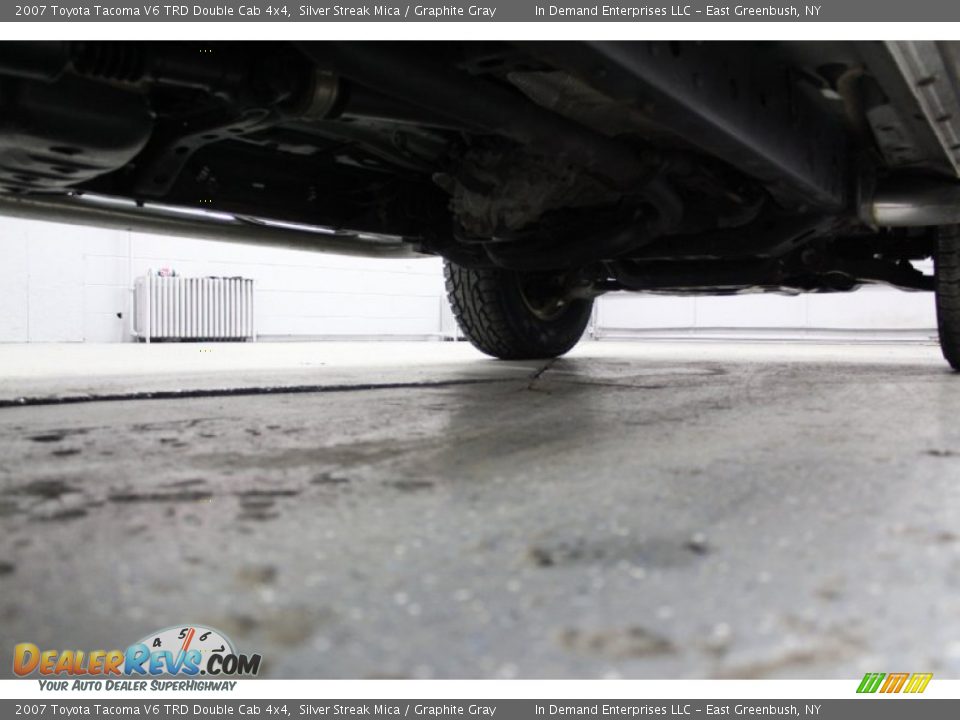 2007 Toyota Tacoma V6 TRD Double Cab 4x4 Silver Streak Mica / Graphite Gray Photo #36