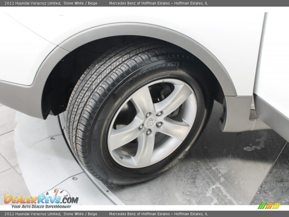 2011 Hyundai Veracruz Limited Stone White / Beige Photo #28