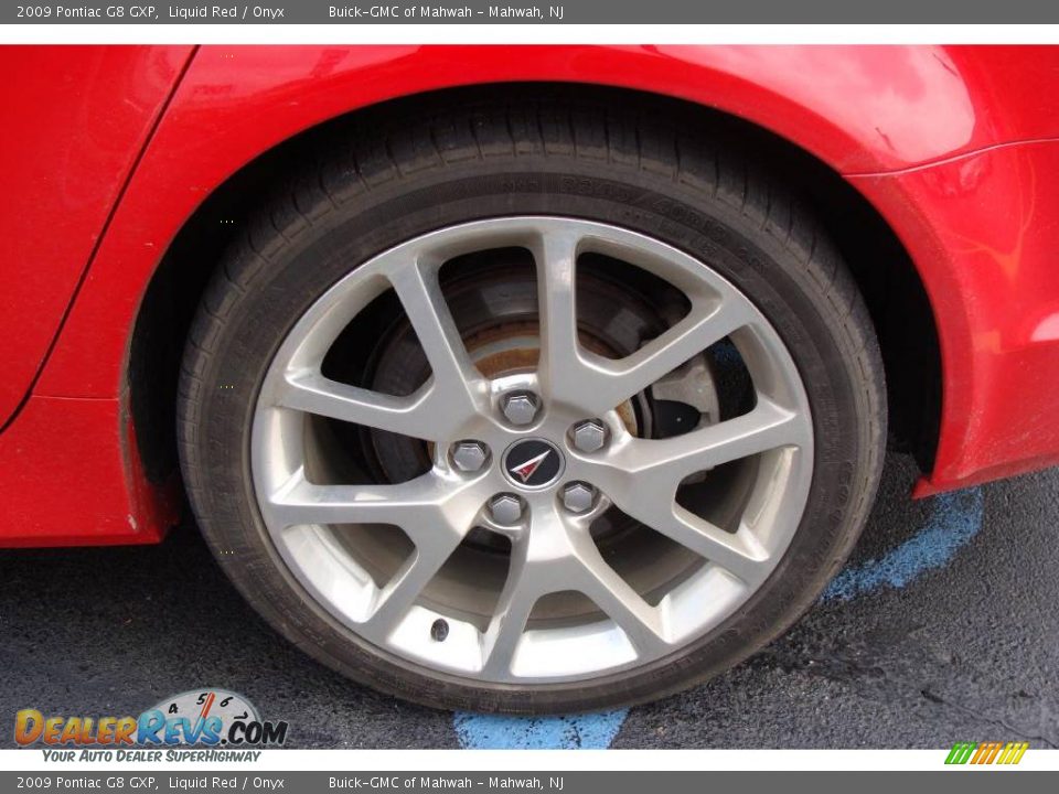 2009 Pontiac G8 GXP Liquid Red / Onyx Photo #9