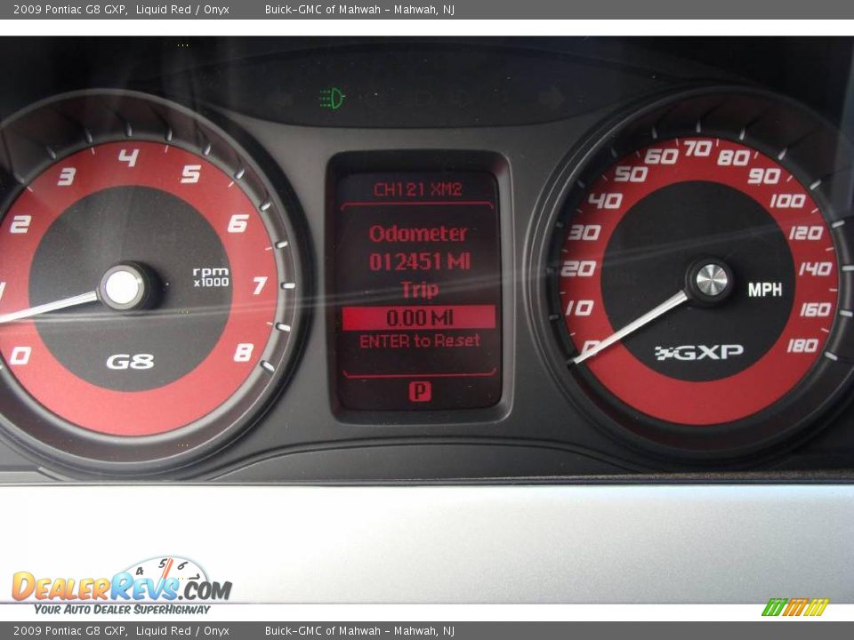 2009 Pontiac G8 GXP Liquid Red / Onyx Photo #23