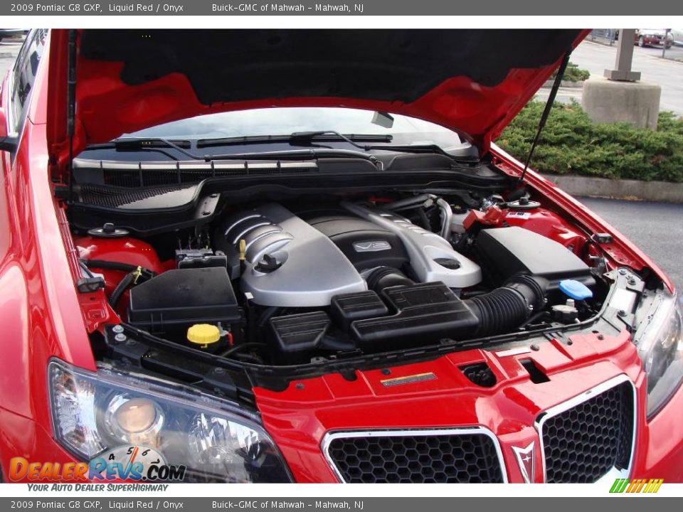 2009 Pontiac G8 GXP Liquid Red / Onyx Photo #24
