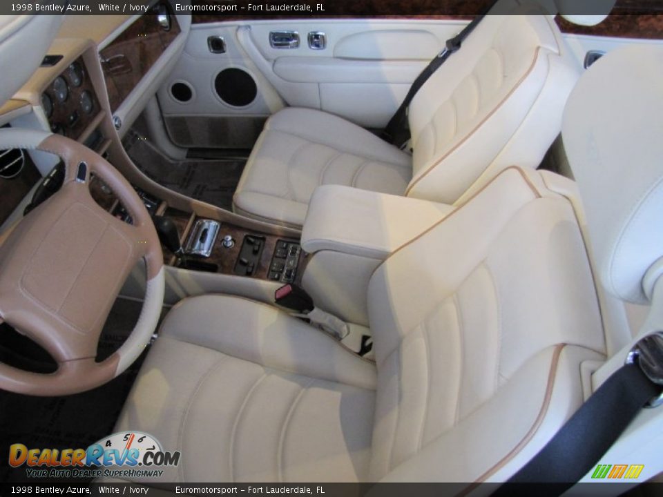 Front Seat of 1998 Bentley Azure  Photo #13