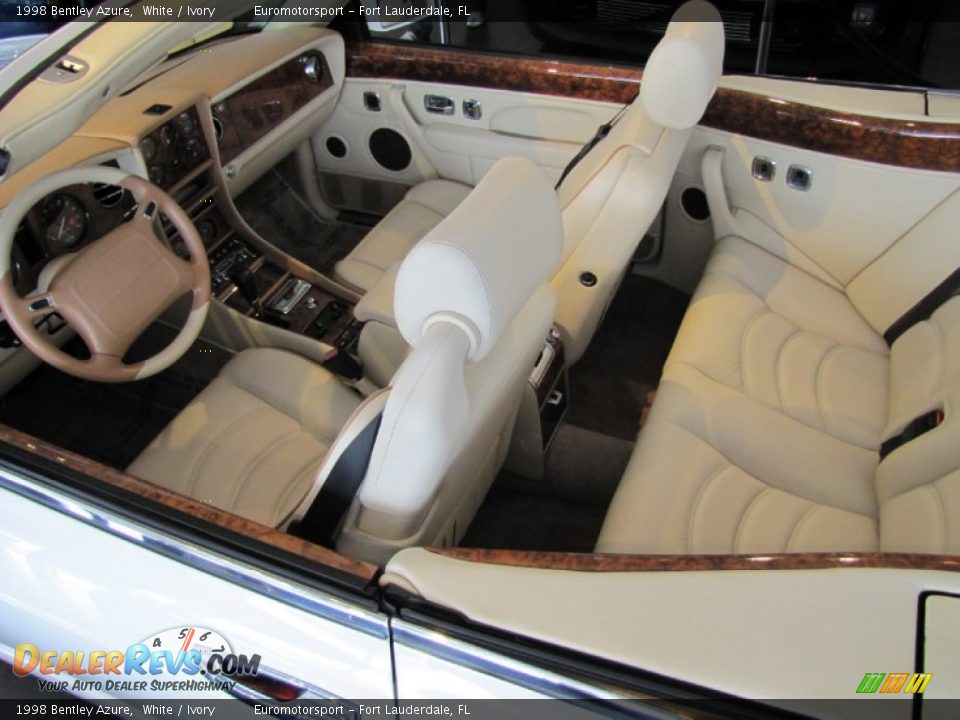 Ivory Interior - 1998 Bentley Azure  Photo #15