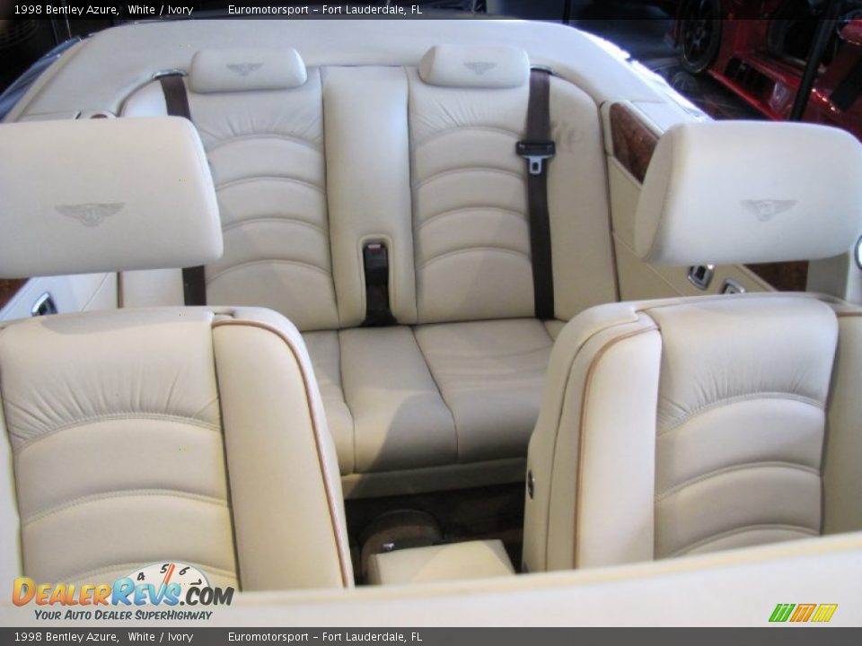 Rear Seat of 1998 Bentley Azure  Photo #17