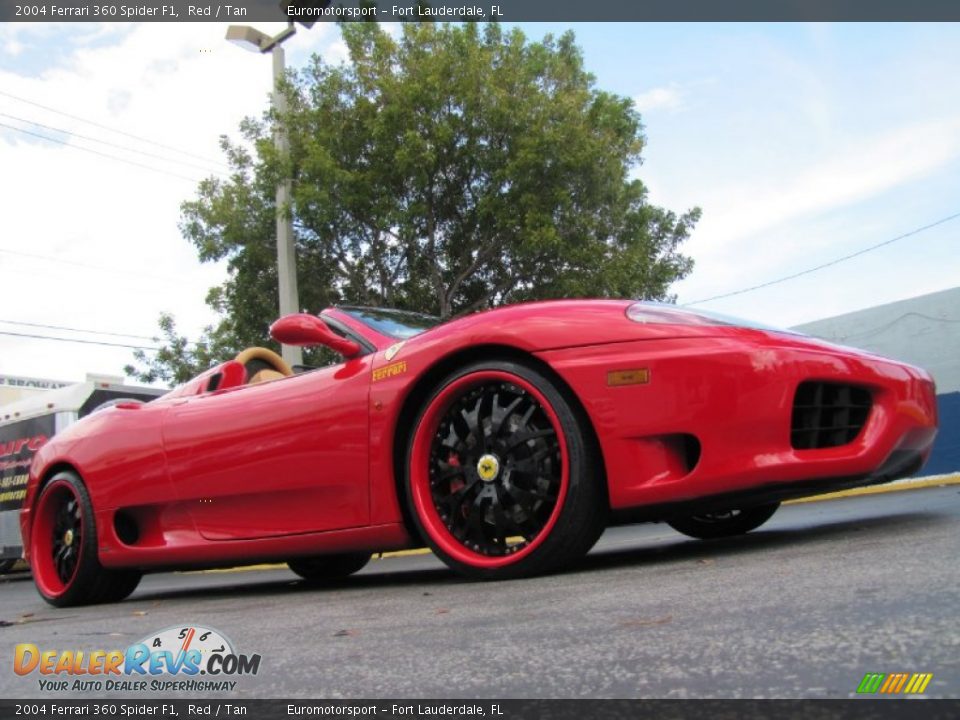 2004 Ferrari 360 Spider F1 Red / Tan Photo #1