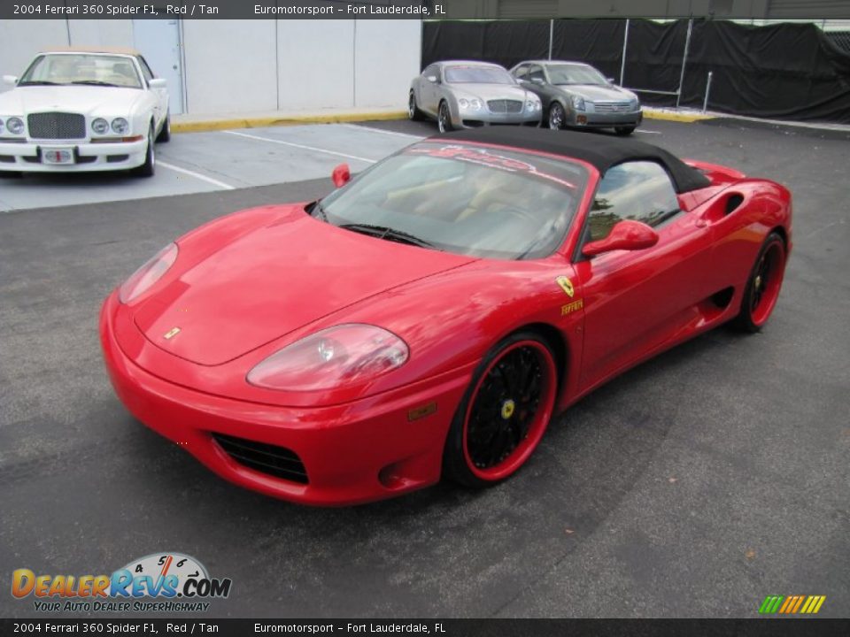 Red 2004 Ferrari 360 Spider F1 Photo #3