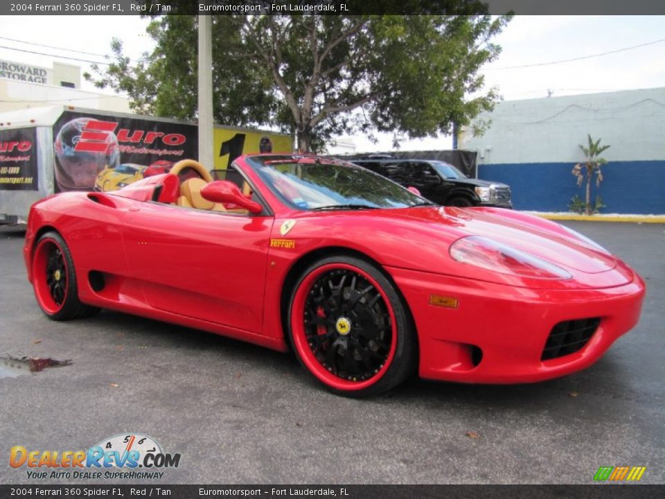 2004 Ferrari 360 Spider F1 Red / Tan Photo #4
