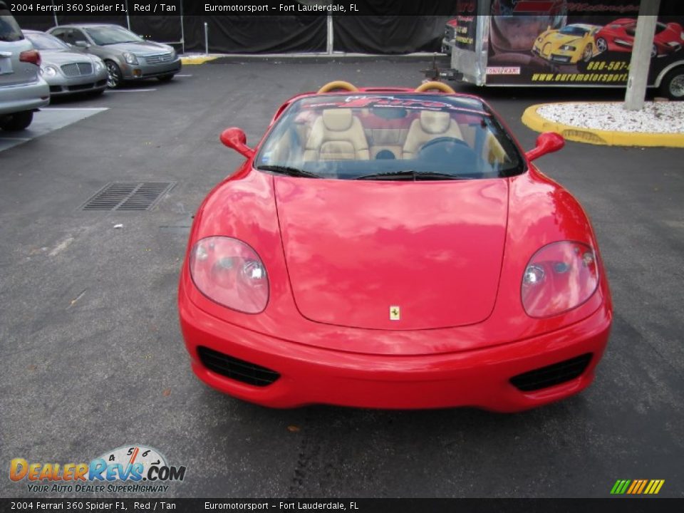 2004 Ferrari 360 Spider F1 Red / Tan Photo #5