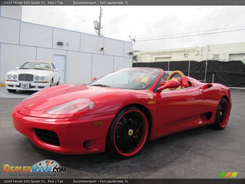 2004 Ferrari 360 Spider F1 Red / Tan Photo #10