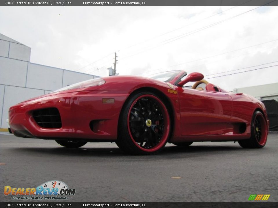 2004 Ferrari 360 Spider F1 Red / Tan Photo #11