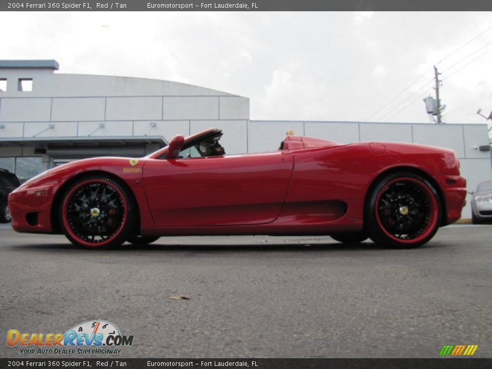 2004 Ferrari 360 Spider F1 Red / Tan Photo #14