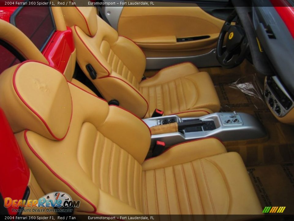 Tan Interior - 2004 Ferrari 360 Spider F1 Photo #20