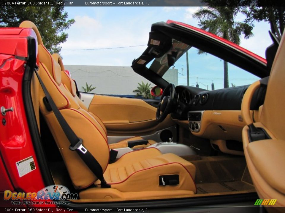 2004 Ferrari 360 Spider F1 Red / Tan Photo #21