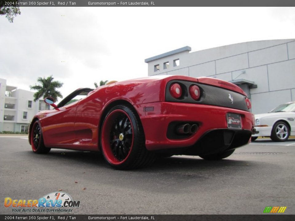 2004 Ferrari 360 Spider F1 Red / Tan Photo #24
