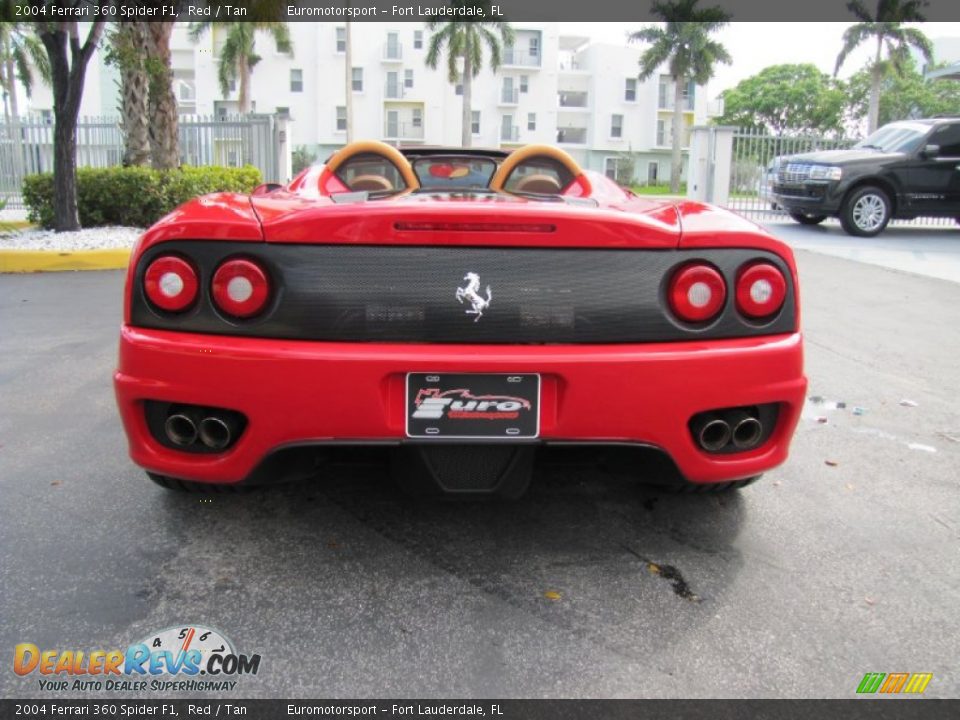 2004 Ferrari 360 Spider F1 Red / Tan Photo #26