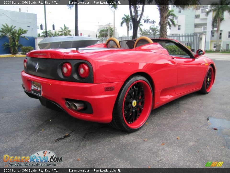 2004 Ferrari 360 Spider F1 Red / Tan Photo #29