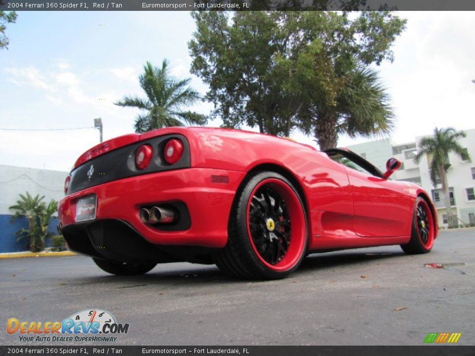2004 Ferrari 360 Spider F1 Red / Tan Photo #30